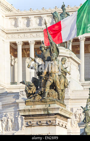 Famous 'Altare della Patria' in Rome, Italy Stock Photo