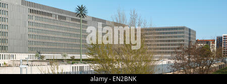 New headquarters of the BND  the Federal Intelligence Service of Germany in Berlin. Stock Photo