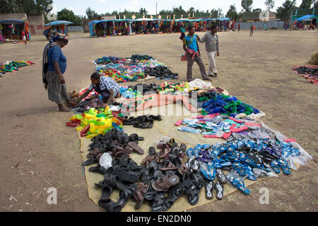 local market in southern Ethiopia Stock Photo