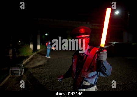 police officer in japan Stock Photo