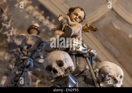 Sedlec Ossuary, Kutna Hora Czech Republic Stock Photo