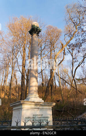 The Maryland war memorial in Prospect Park, Brooklyn, NYC, USA Stock Photo