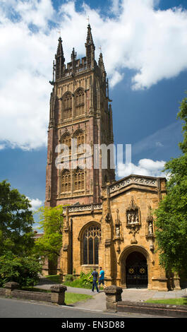 UK, England, Somerset, Taunton, Fore Street, St Mary Magdalene Church Stock Photo
