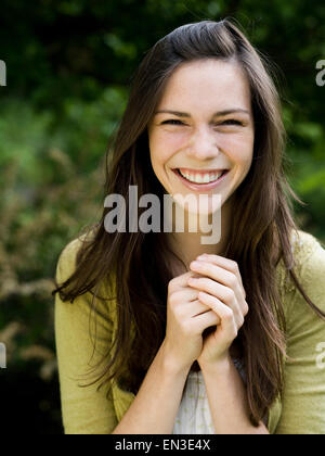 Woman in a white dress on the beach Stock Photo - Alamy
