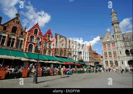 Belgium, Bruges, the Markt, market square Stock Photo