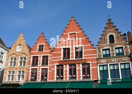 belgium, bruges, the markt, market square