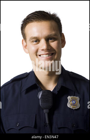 Portrait of a male police officer Stock Photo