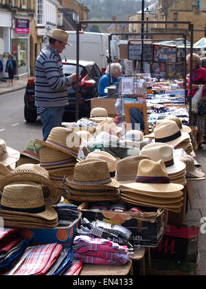 Market day, Sherborne, Dorset, UK Stock Photo