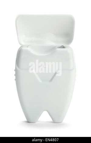 Premium PSD  Dental floss in white plastic container