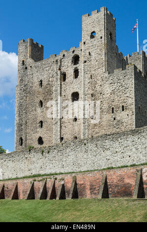 Rochester Castle, Kent, England, UK Stock Photo