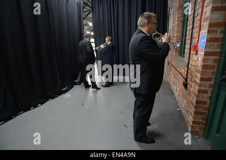 Grimethorpe Colliery Band in concert at Barnsley, UK. 6th November 2014. Picture: Scott Bairstow/Alamy Stock Photo