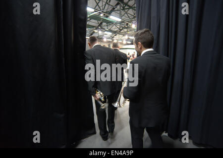 Grimethorpe Colliery Band in concert at Barnsley, UK. 6th November 2014. Picture: Scott Bairstow/Alamy Stock Photo