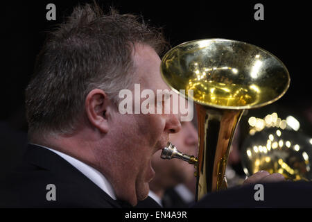 Grimethorpe Colliery Band in concert at Barnsley, UK. 6th November 2014. Picture: Scott Bairstow/Alamy Stock Photo