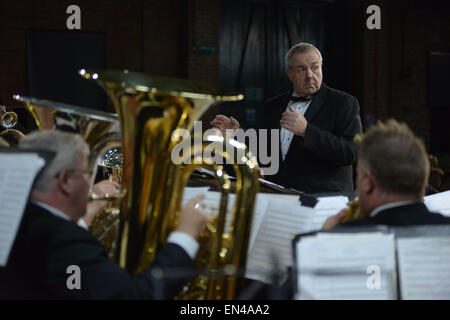 Grimethorpe Colliery Band in concert at Barnsley, South Yorkshire. 6th November 2014. Picture: Scott Bairstow/Alamy Stock Photo