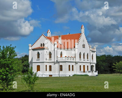 Castle 'captain' was built by Bishop Hybro Bela 1904 years. The castle is located along the road way Zrenjanin - Vrsac. Stock Photo