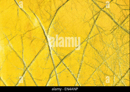 Close up of weathered leather as a textured background Stock Photo