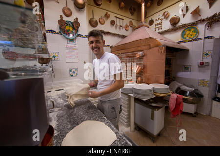 pizzaria in naples Stock Photo