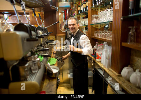 Garaldi Caffe, located at Piazza garita Stock Photo