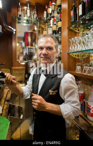 Garaldi Caffe, located at Piazza garita Stock Photo