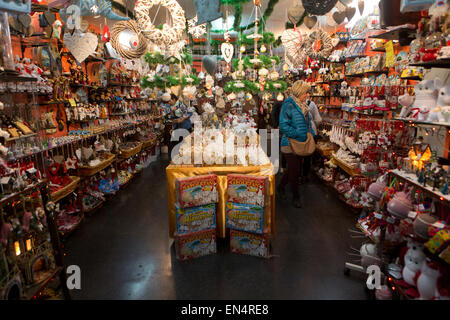 Souvenir shops in presepi street in naples Stock Photo