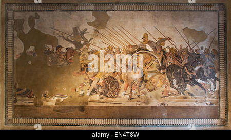 Alexander the Great fighting the Persian King Darius III