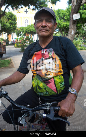 Cuban revolutionary Hugo chaves is a hero in nicaragua Stock Photo