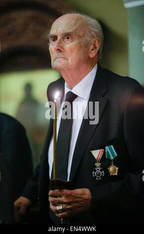 MOSCOW, RUSSIA. APRIL 28, 2015. Prince Dimitri Romanov (R) attends a ...