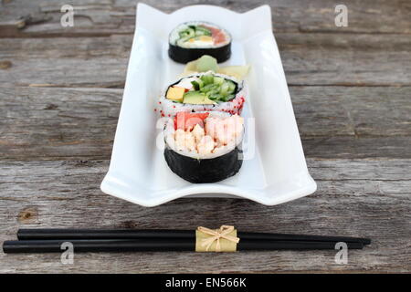 Premium Photo  Japanese poki with sashimi salmon avocado udon wakame  seaweed tuna on the old rusty wood table