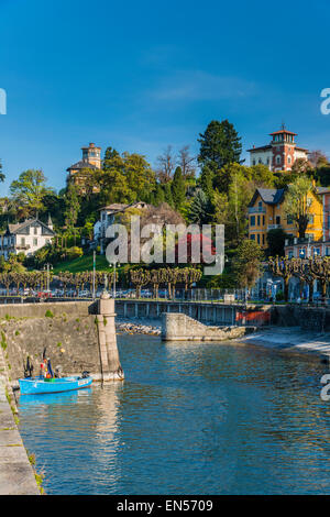 Stresa, Lake Maggiore, Piedmont, Italy Stock Photo
