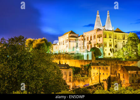 Sintra, Portugal at Sintra National Palace. Stock Photo