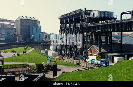 Anderton boat lift at Northwich, Cheshire Stock Photo
