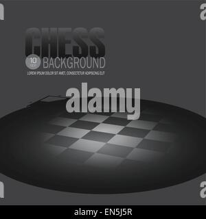 Black Chessboard. Template Vector background EPS 10 Stock Vector