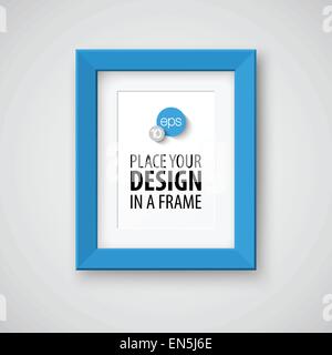 Vector Vintage Picture Frame. Template design EPS 10 Stock Vector