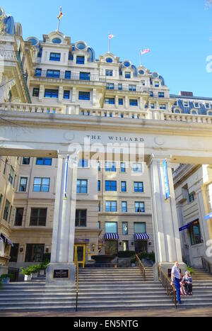 The Willard hotel exterior in Washington DC Stock Photo