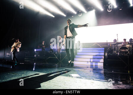 John Newman performs at O2 Academy, Brixton  Featuring: John Newman Where: London, United Kingdom When: 24 Oct 2014 Stock Photo