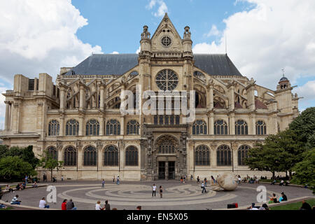 St Eustache with l'Ecoute Les Halles Paris France Europe EU Stock Photo