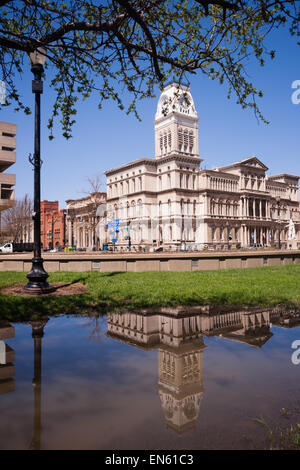 City Hall Building Downtown Louisville Kentucky Built 1871 Stock Photo