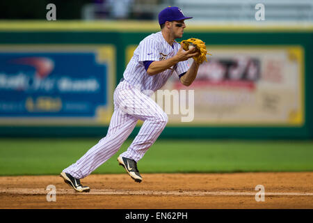 Rouge, Louisiana, USA. 28th Apr, 2015. LSU Tigers infielder Alex Bregman (8) during the game between LSU and Alcorn State at Alex Box Stadium in Baton Rouge, LA. Credit:  csm/Alamy Live News Stock Photo