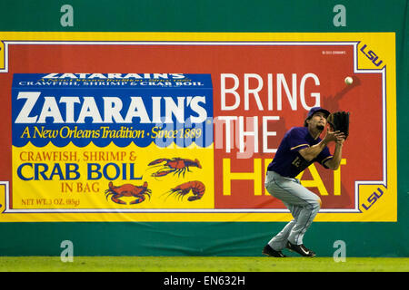 Rouge, Louisiana, USA. 28th Apr, 2015. Alcorn State Braves outfielder Scotty Peavey (12) during the game between LSU and Alcorn State at Alex Box Stadium in Baton Rouge, LA. Credit:  csm/Alamy Live News Stock Photo