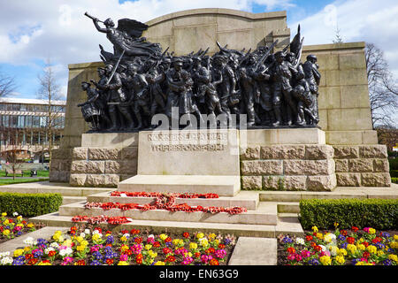 The Response Memorial At Barras Bridge Newcastle Upon Tyne UK Stock Photo