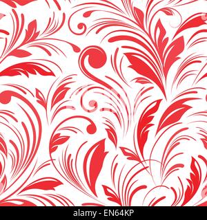 Vector illustration vintage floral seamless pattern. EPS 10 Stock Vector