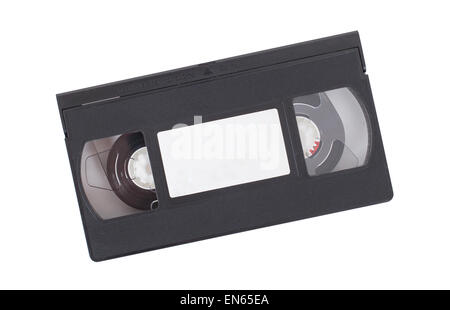 Retro videotape isolated on a white background - XXXXXXXXXXX Stock Photo