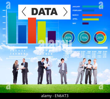 Data Analytics Chart Performance Pattern Statistics Information Concept Stock Photo