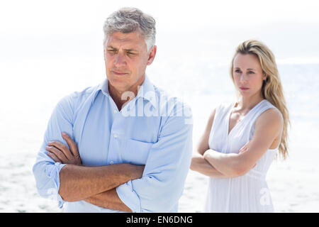 Upset couple having a disagreement Stock Photo