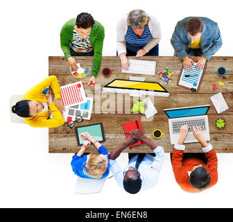 People Working in the Office Photos and Illustration Stock Photo