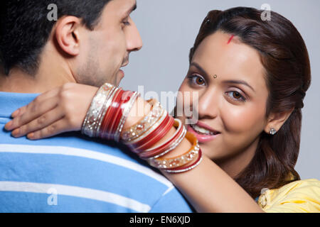 Portrait of married couple Stock Photo