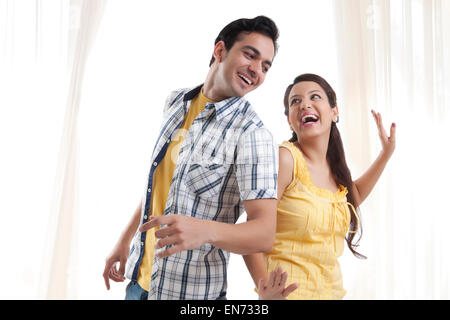 Young couple having fun Stock Photo