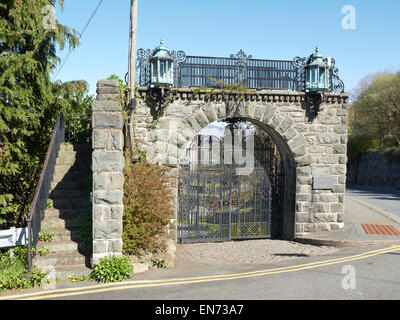 Entrance to Coleg Harlech Gwynedd Wales UK Stock Photo