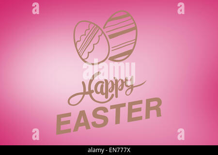 Composite image of happy easter graphic Stock Photo