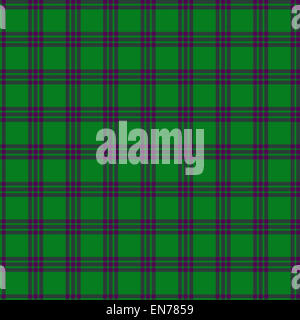 A seamless patterned tile of the clan Elphinstone tartan. Stock Photo